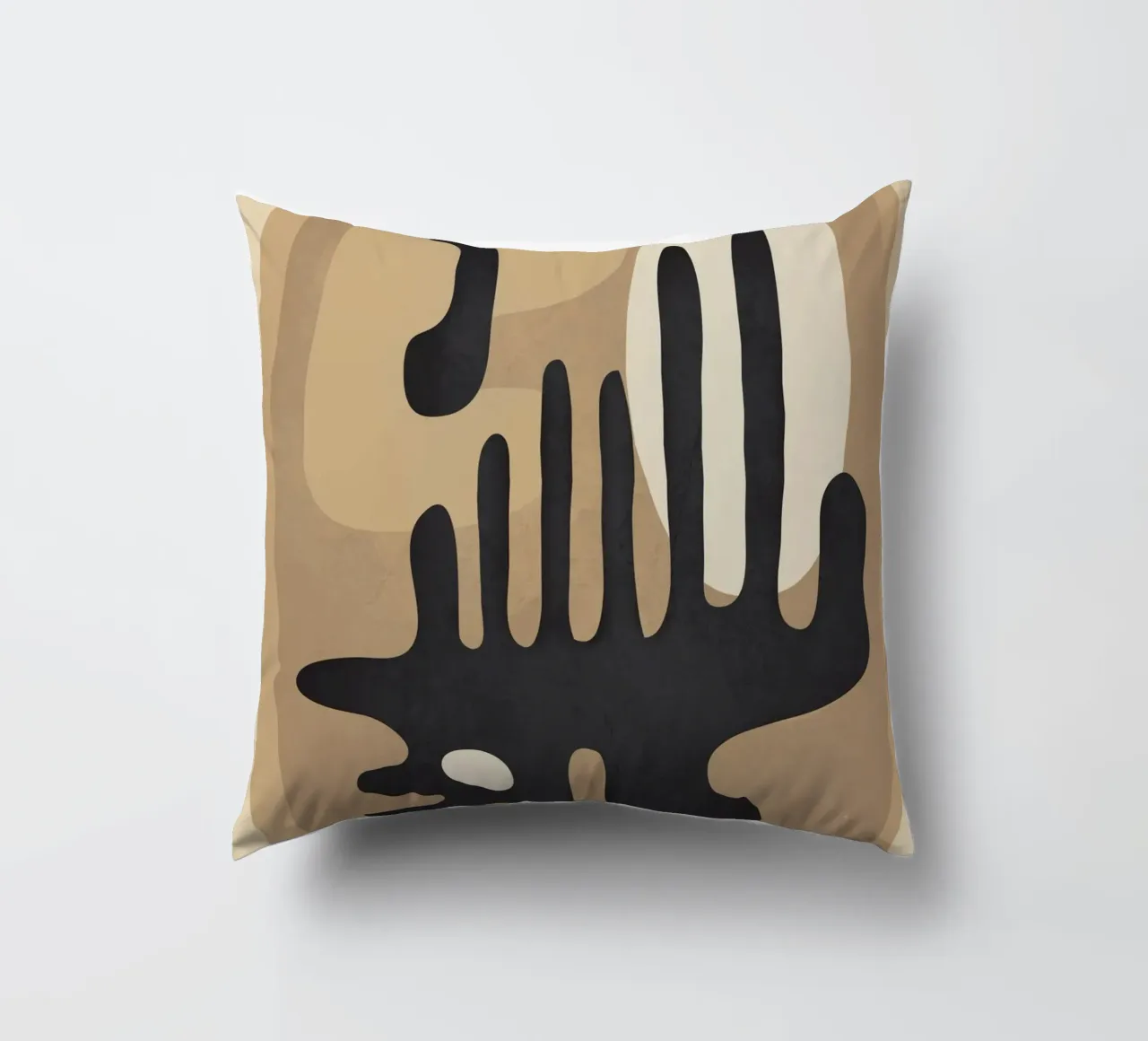 Modern Abstract Art 52 cuscino da Flow Line