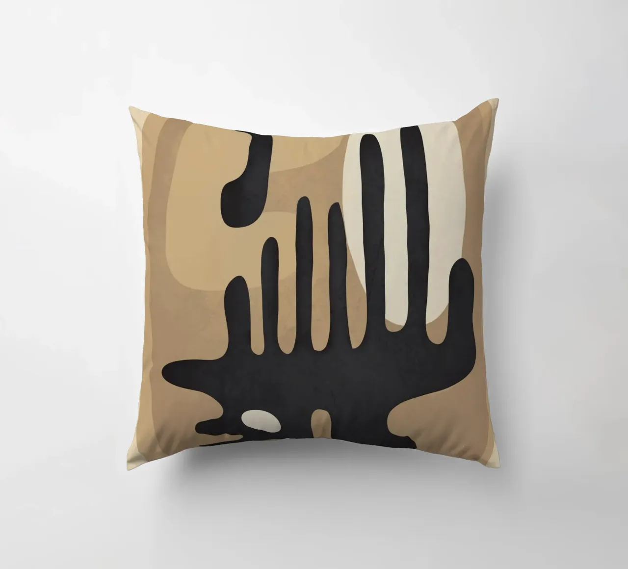 Modern Abstract Art 52 cuscino da Flow Line