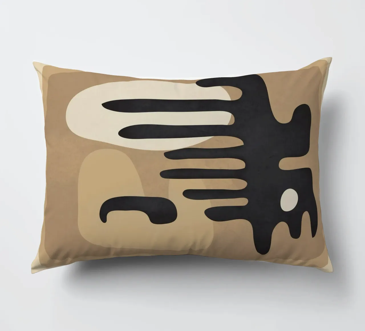 Modern Abstract Art 52 cuscino da Flow Line
