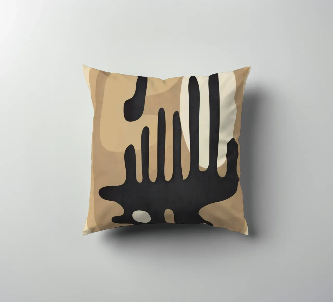 Modern Abstract Art 52 cuscino da Flow Line