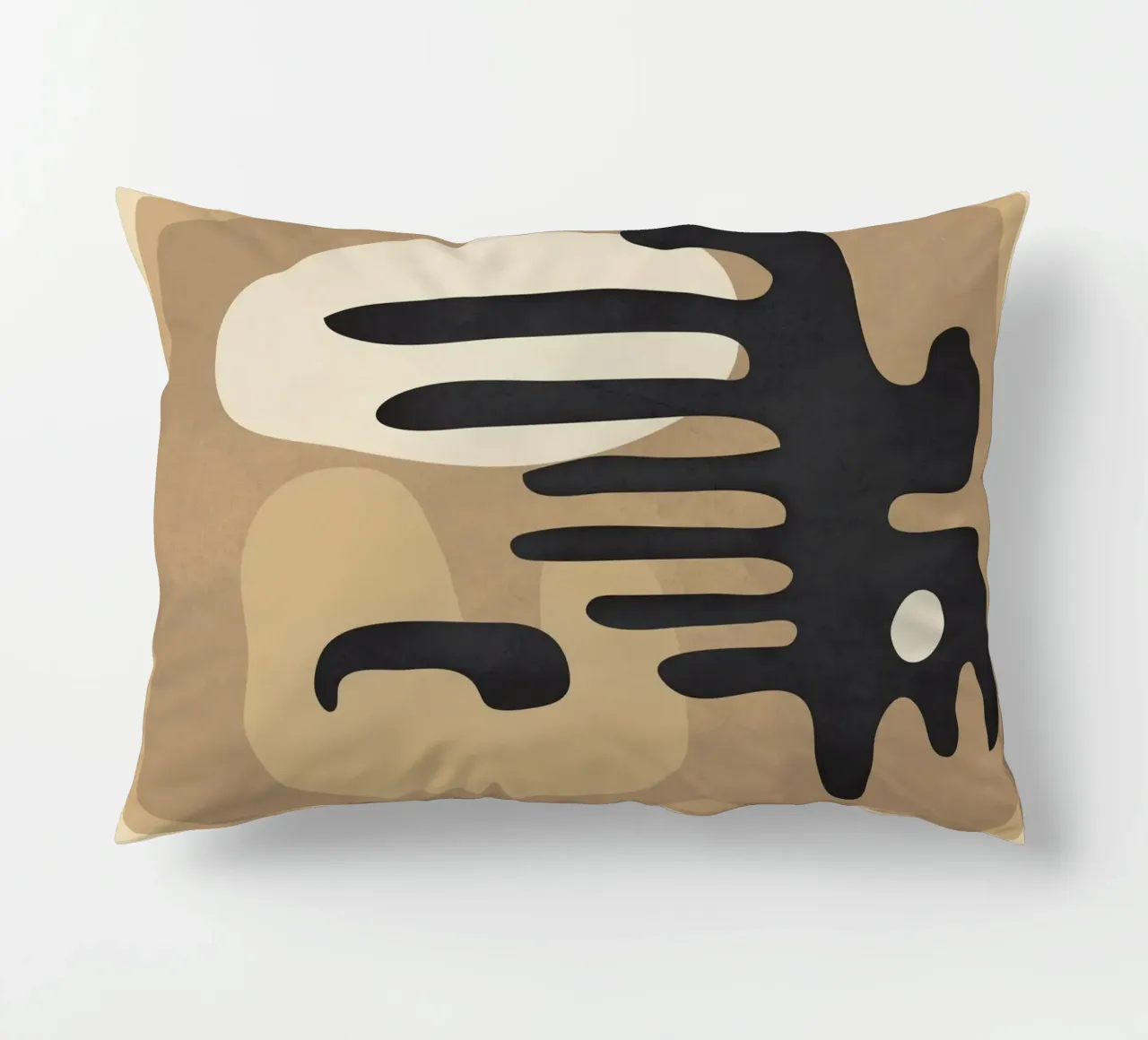 Modern Abstract Art 52 cuscino da Flow Line