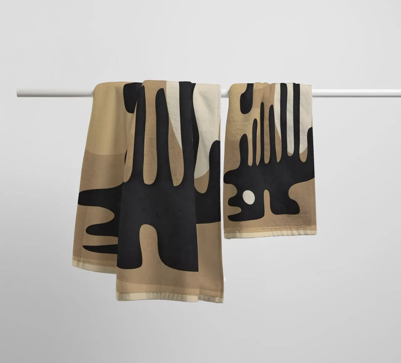 Modern Abstract Art 52 asciugamano da bagno da Flow Line