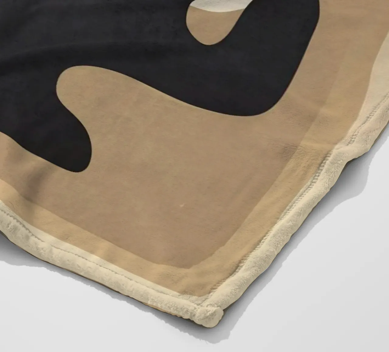 Modern Abstract Art 52 coperta in pile da Flow Line