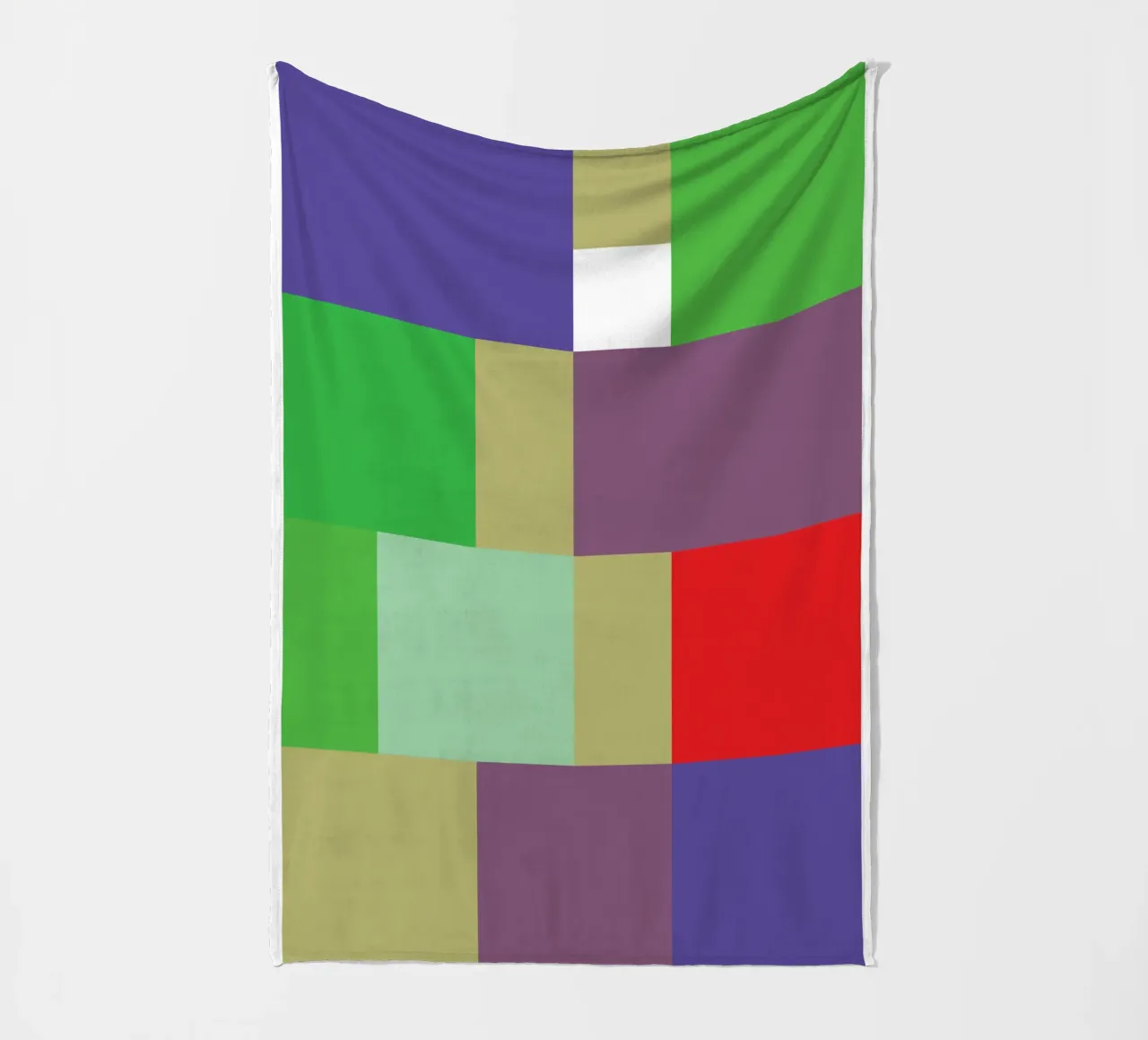 rettangolo colore vettoriale coperta in pile da Plumpz