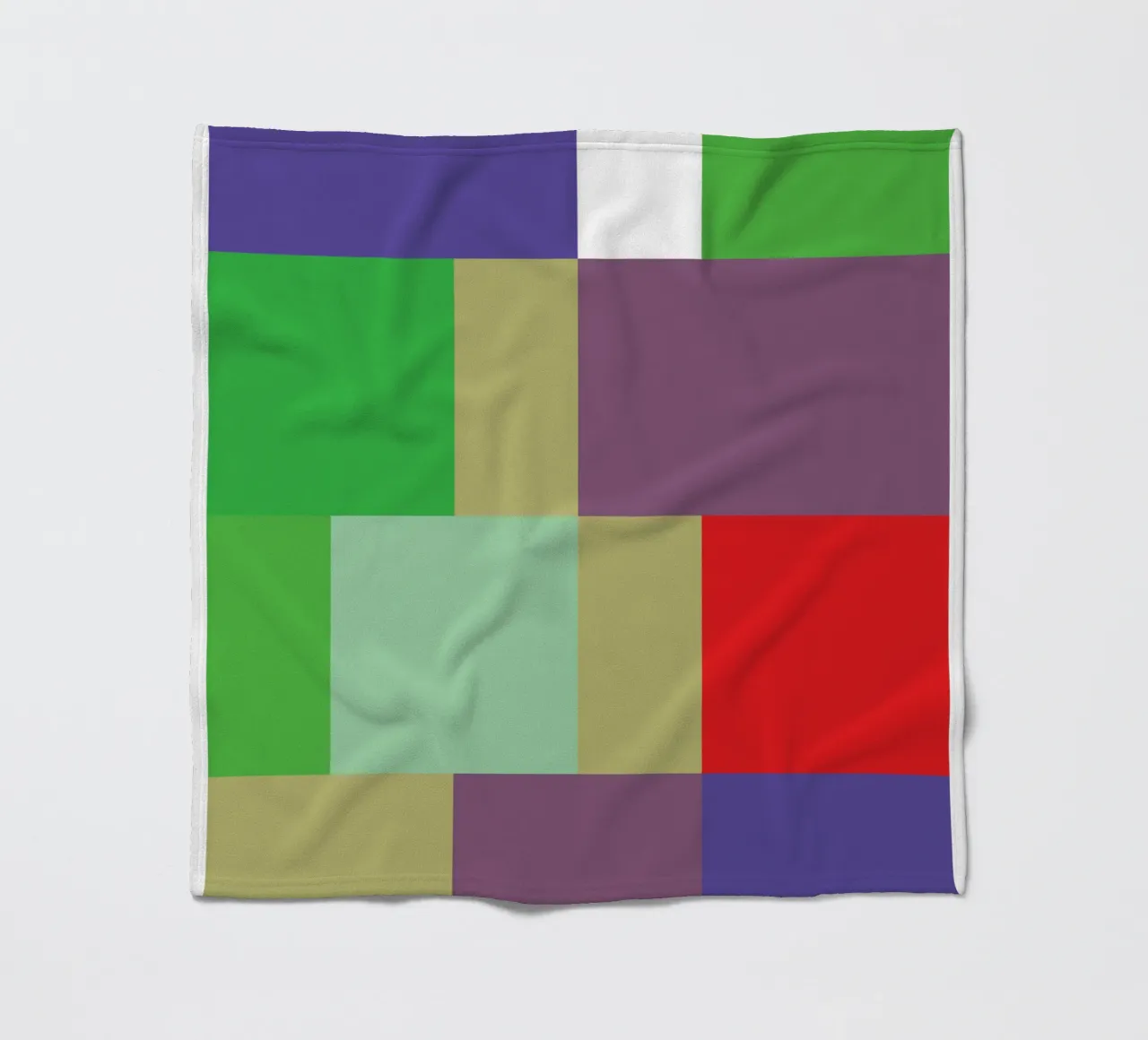 rettangolo colore vettoriale coperta in pile da Plumpz