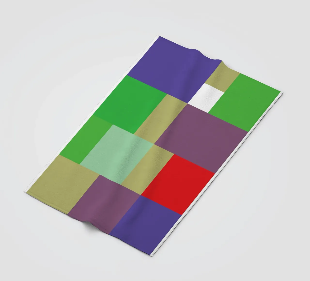 rettangolo colore vettoriale coperta in pile da Plumpz