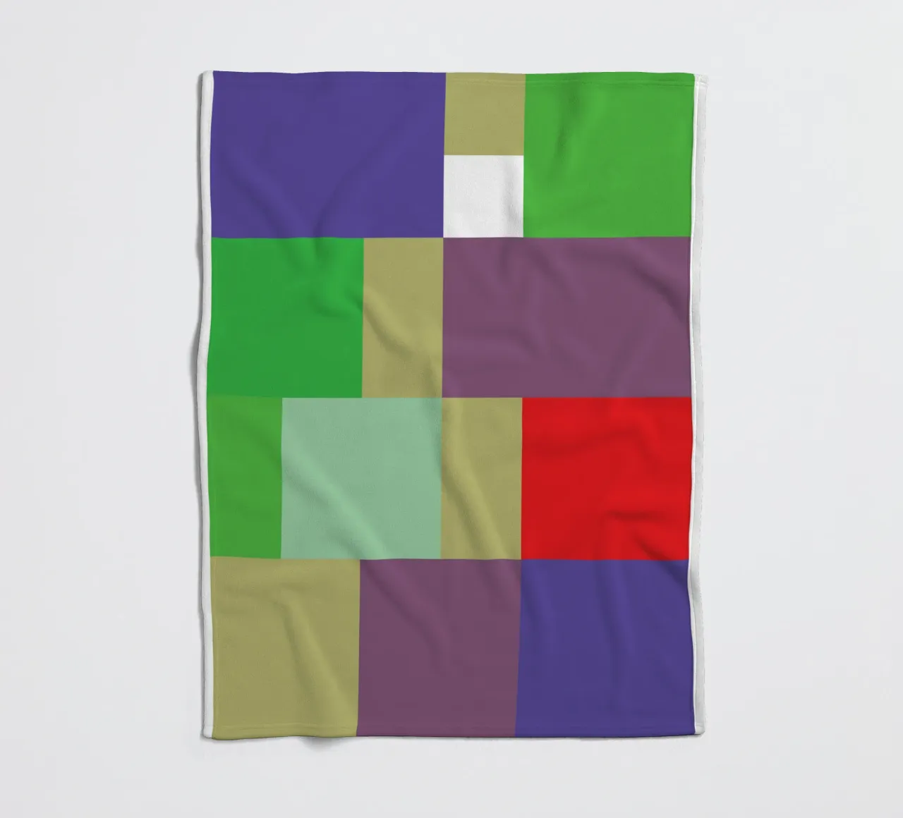 rettangolo colore vettoriale coperta in pile da Plumpz