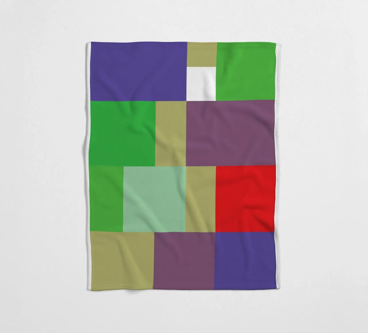 rettangolo colore vettoriale coperta in pile da Plumpz