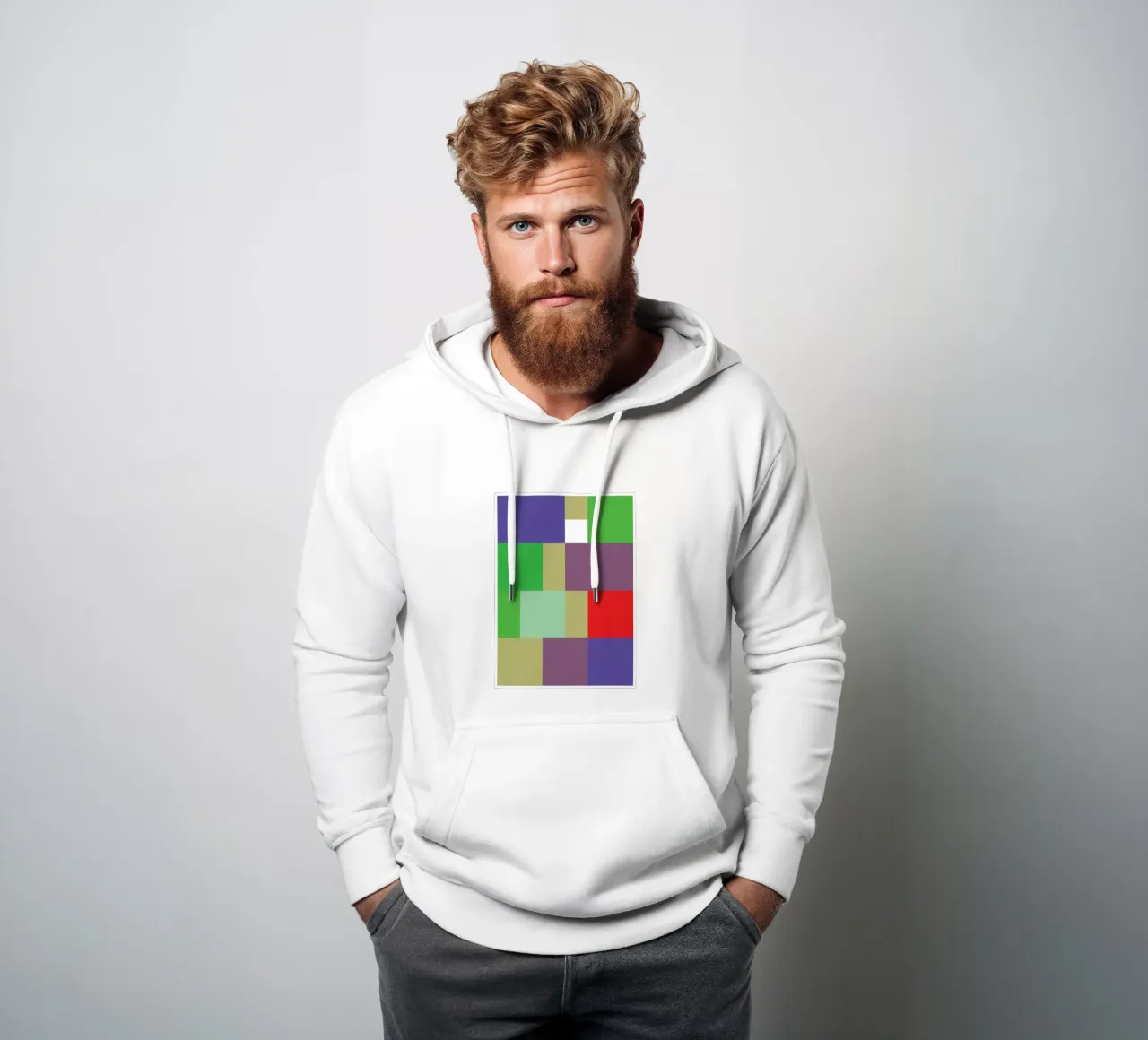 rectangle vector color sudadera con capucha de Plumpz