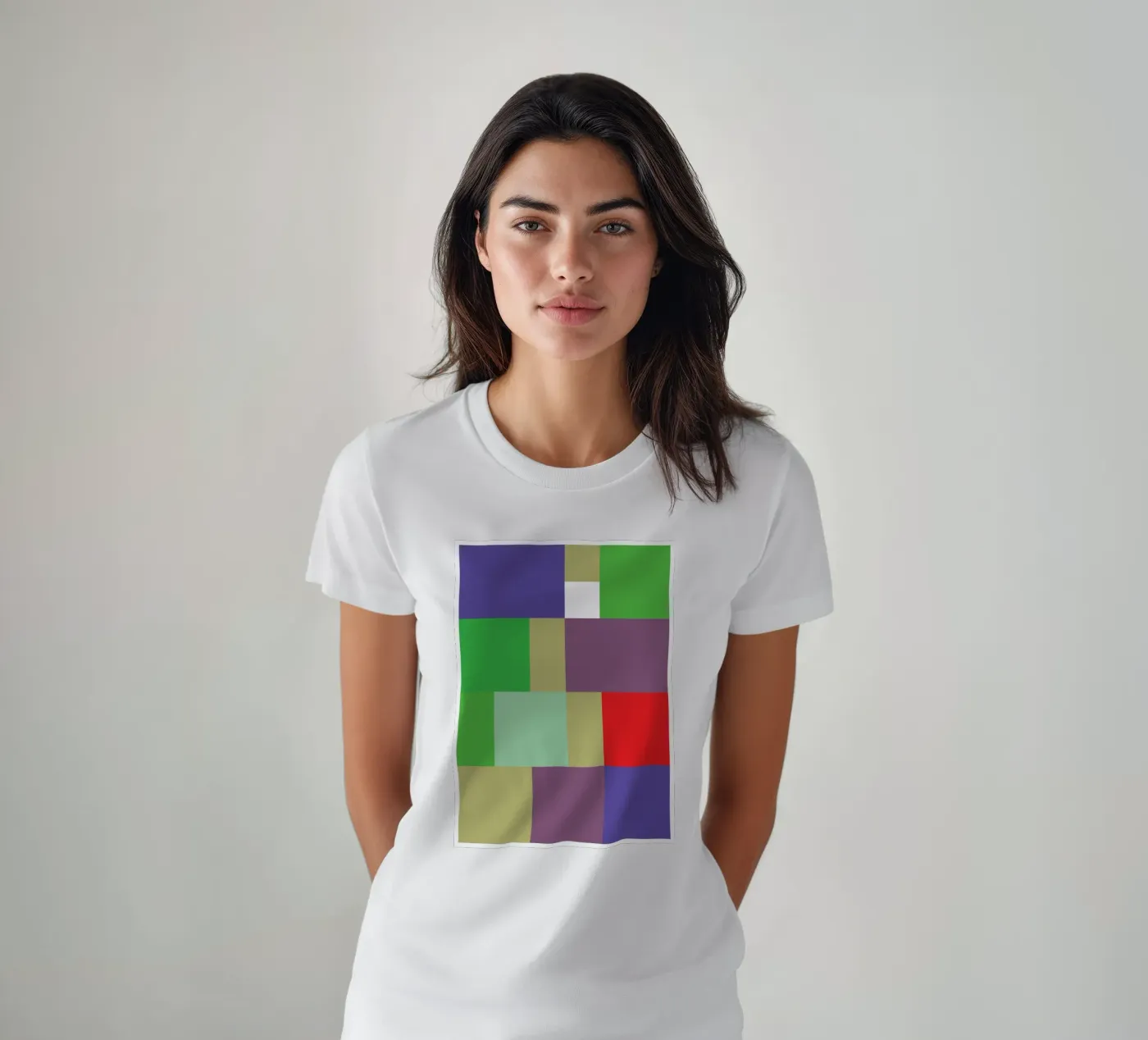 rectangle vector colour t-shirt da Plumpz