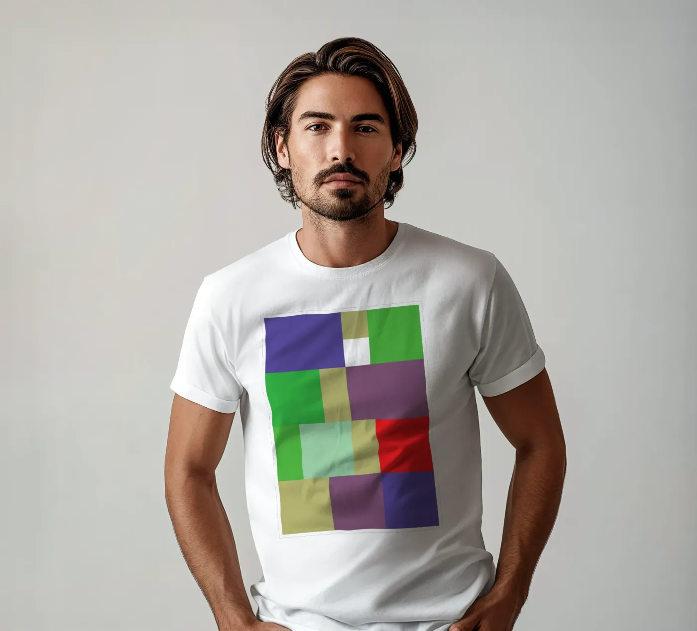 rectangle vector colour T-Shirt von Plumpz