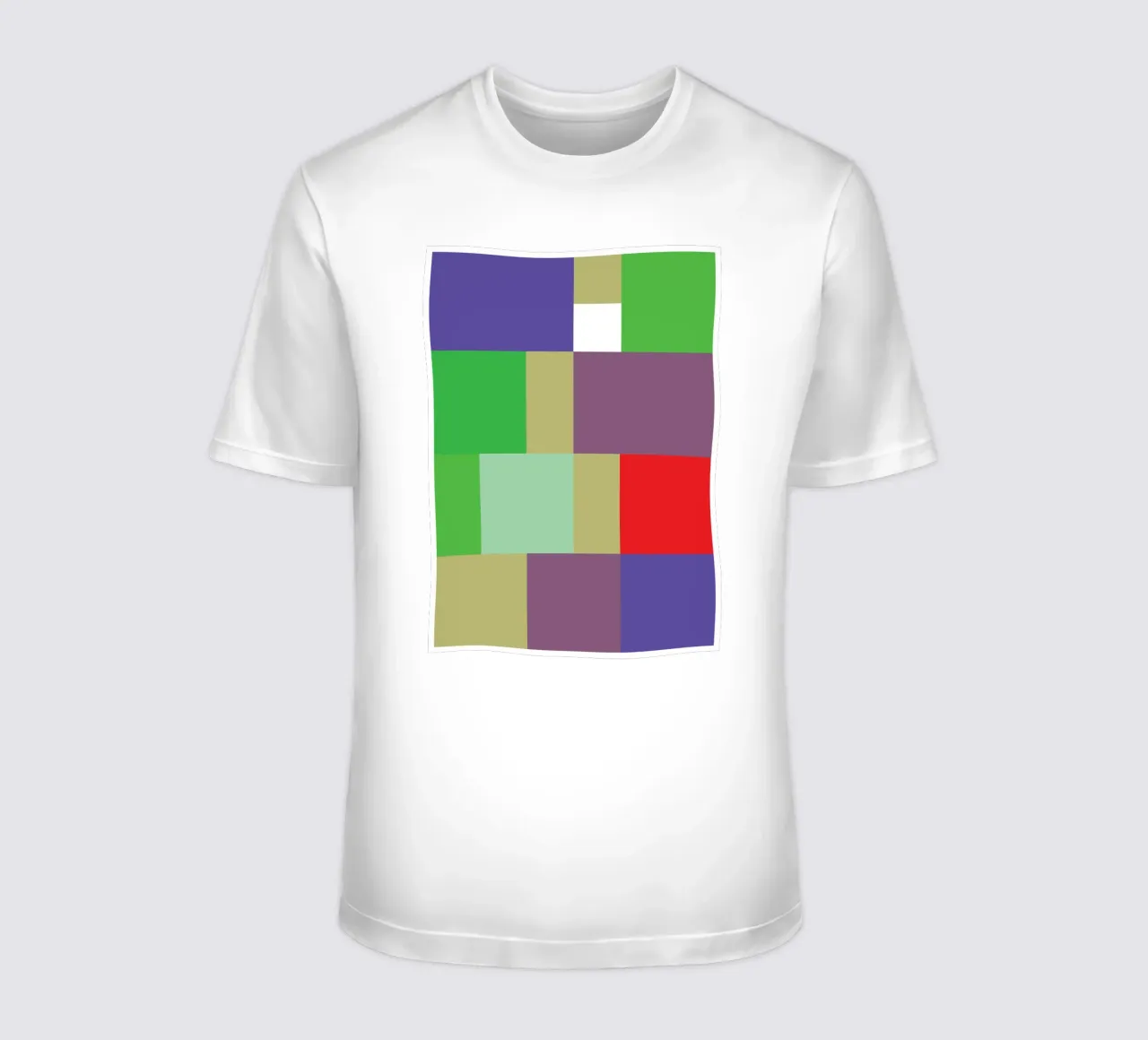 rectangle vector colour t-shirt by Plumpz