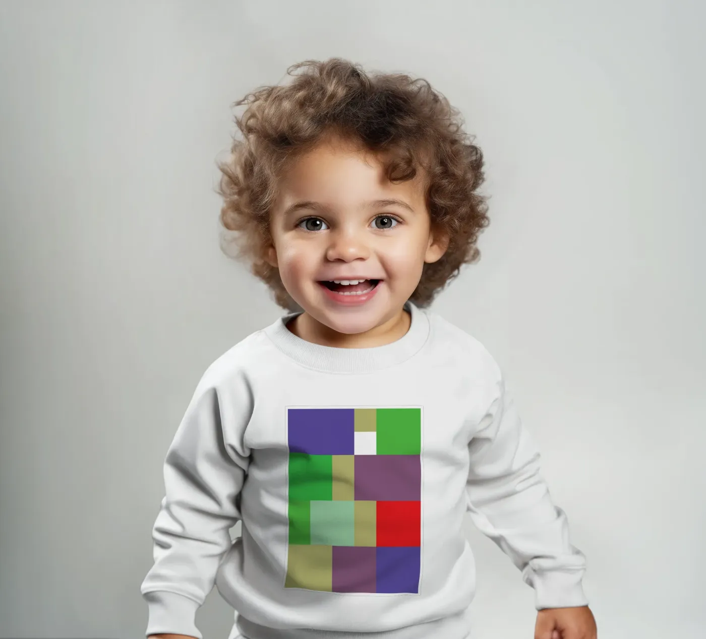 rettangolo colore vettoriale felpa neonato da Plumpz