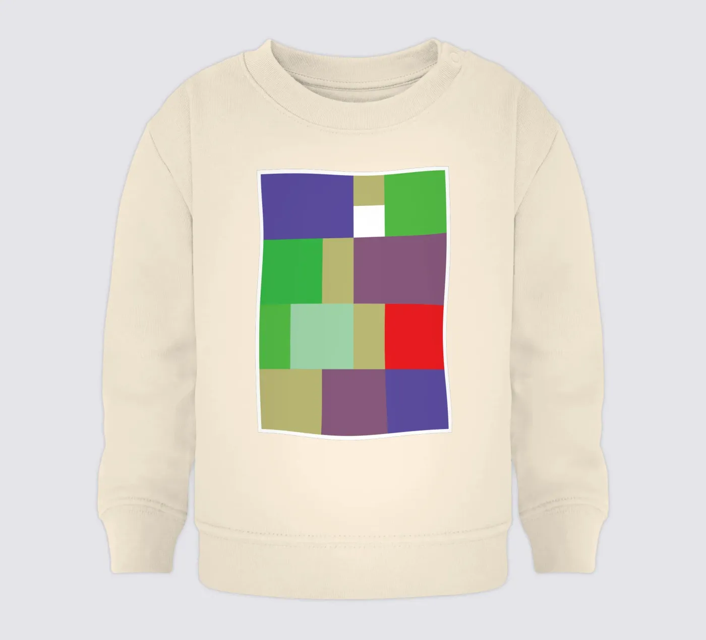 rettangolo colore vettoriale felpa neonato da Plumpz