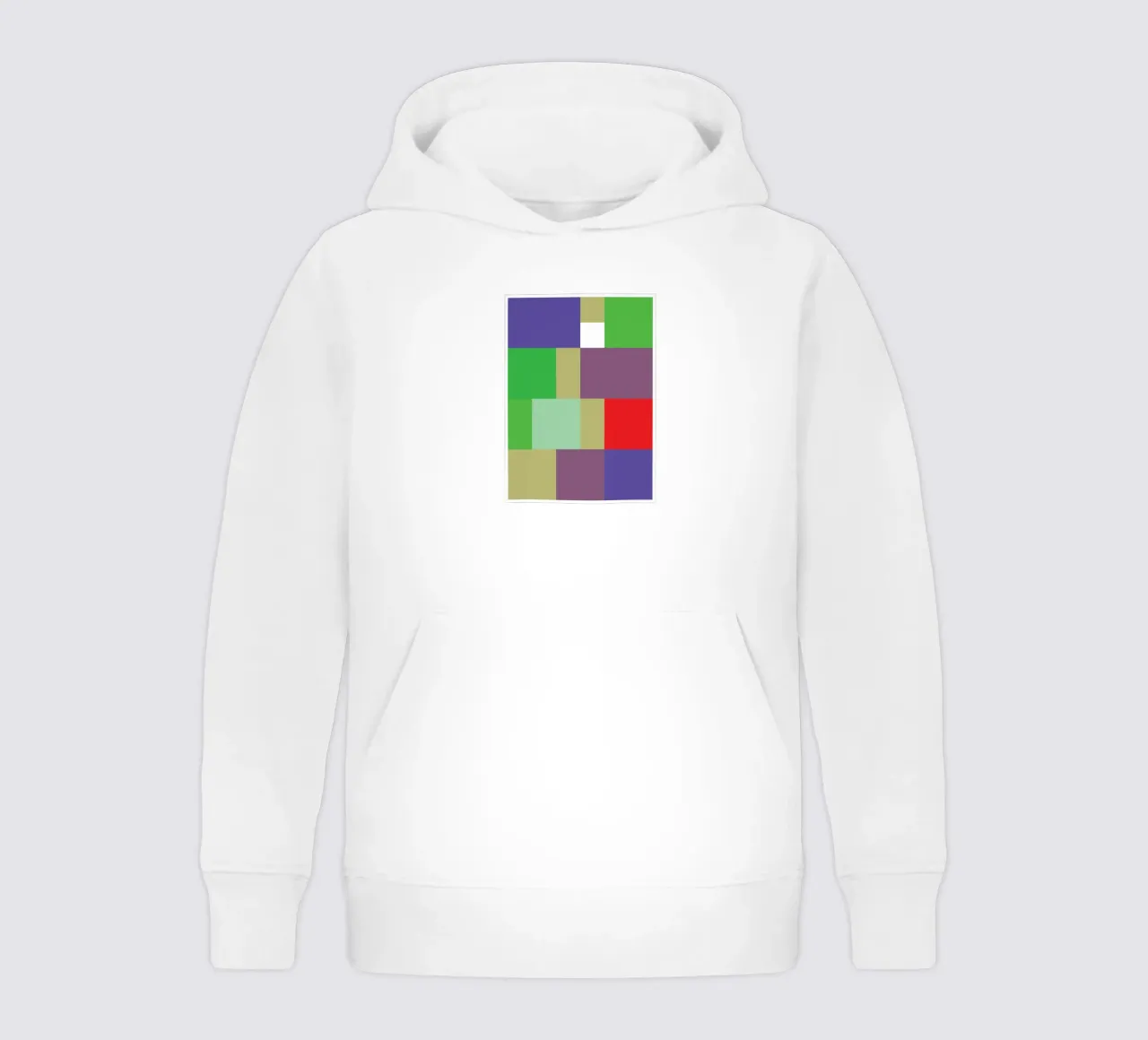 rectangle vector color sudadera con capucha para niño de Plumpz