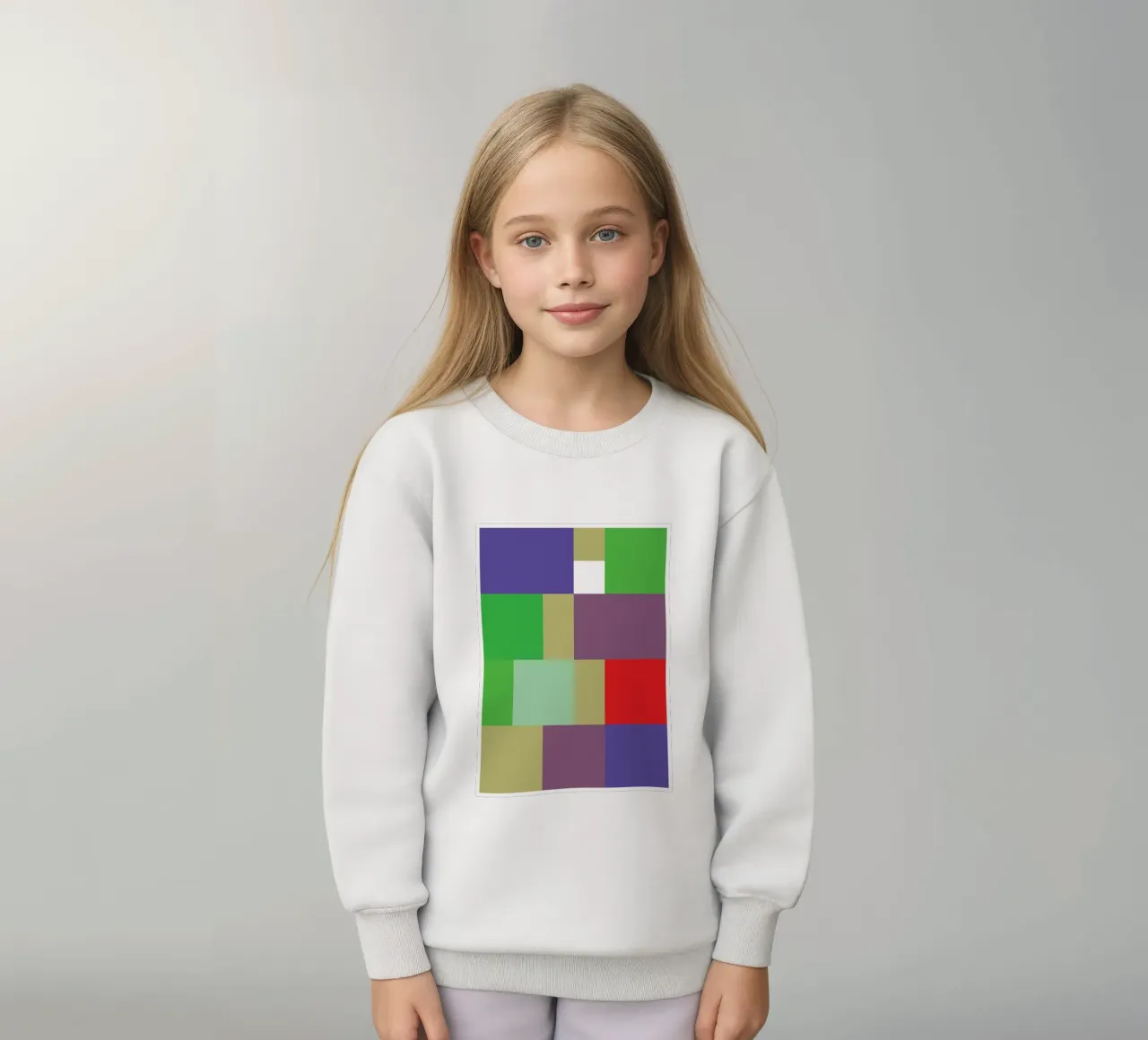 rettangolo colore vettoriale felpa bambino da Plumpz