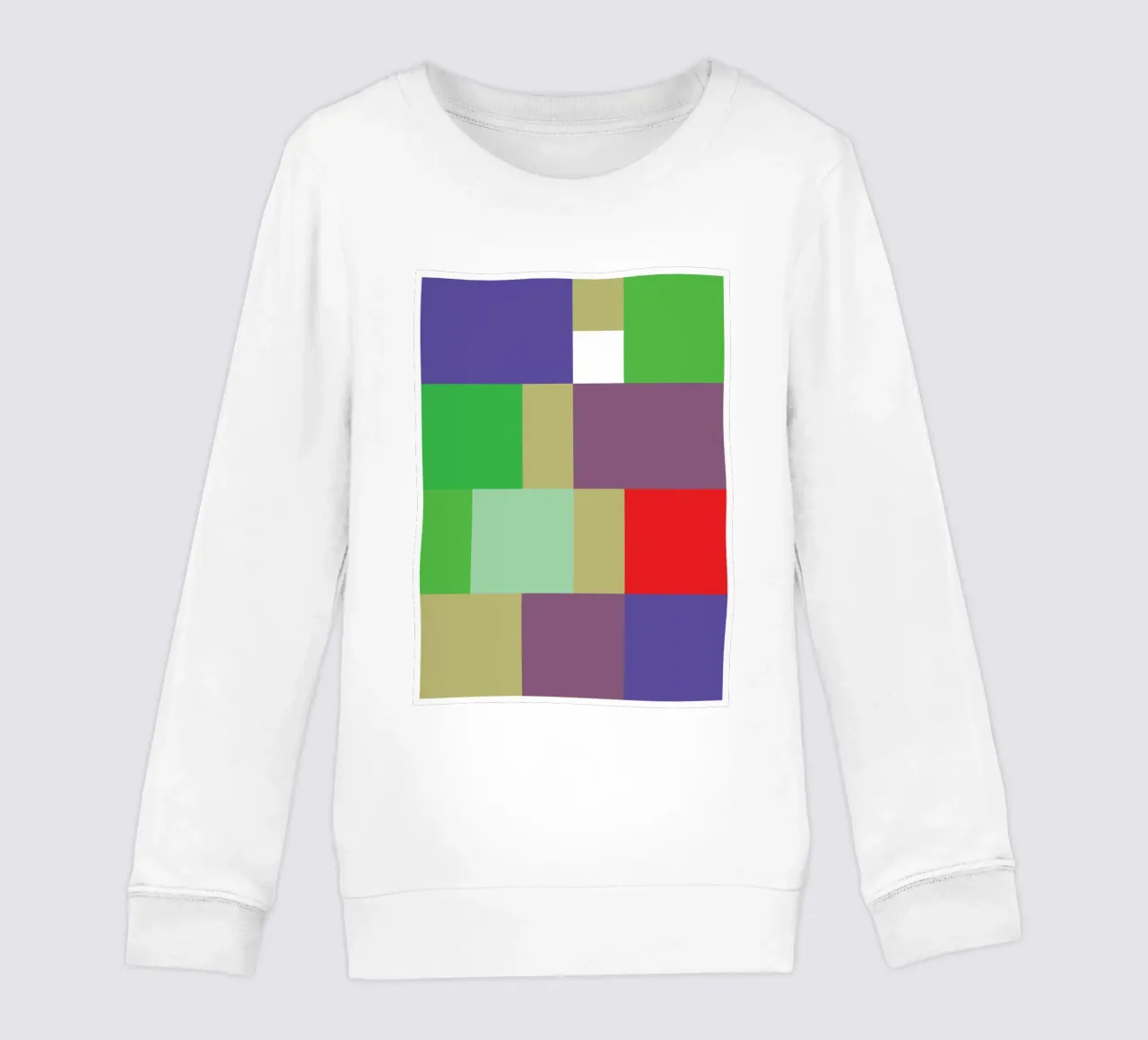 rettangolo colore vettoriale felpa bambino da Plumpz