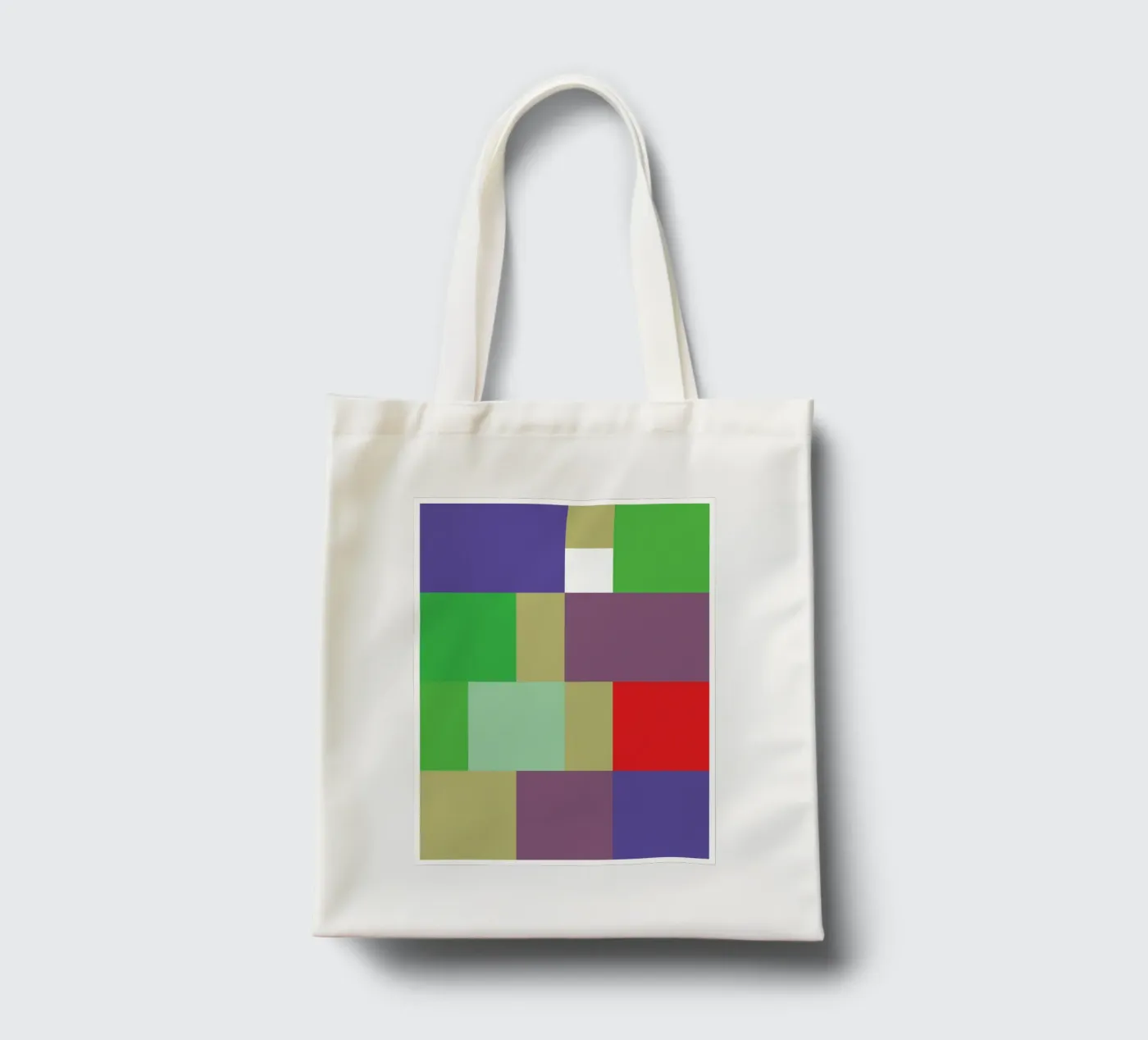 rectangle vector colour jute draagtas van Plumpz