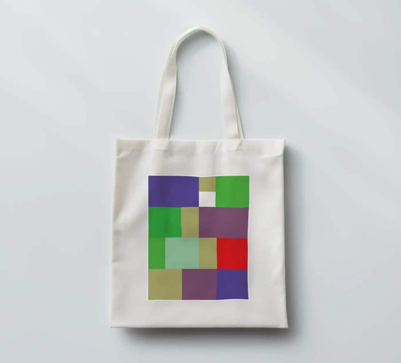 rechthoek vector kleur jute draagtas van Plumpz