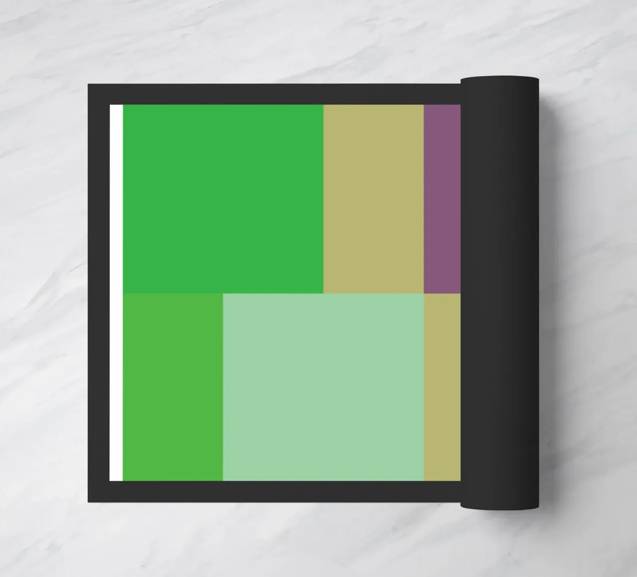 rectangle vector colour doormat by Plumpz