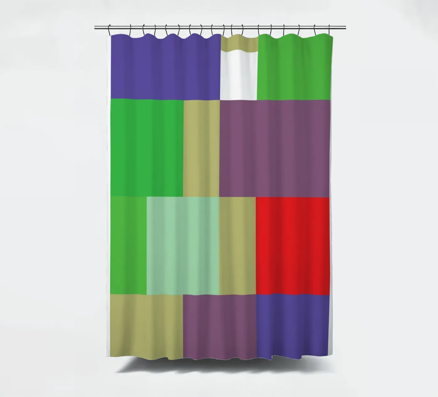 rectangle vector colour Duschvorhang von Plumpz