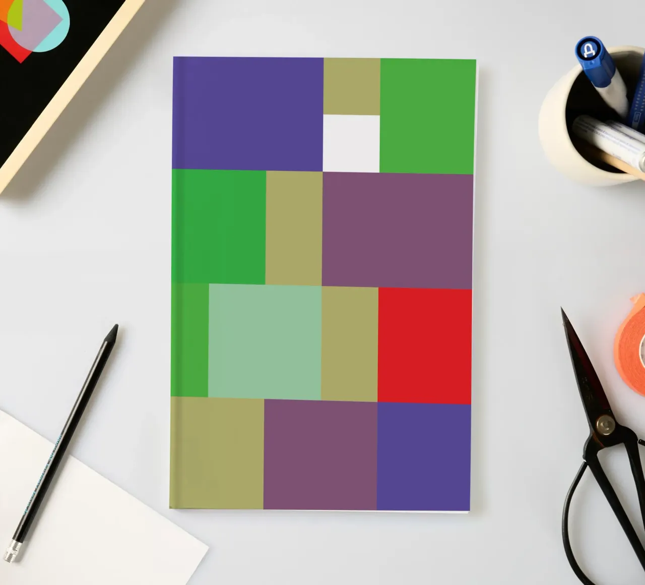 rettangolo colore vettoriale diario da Plumpz