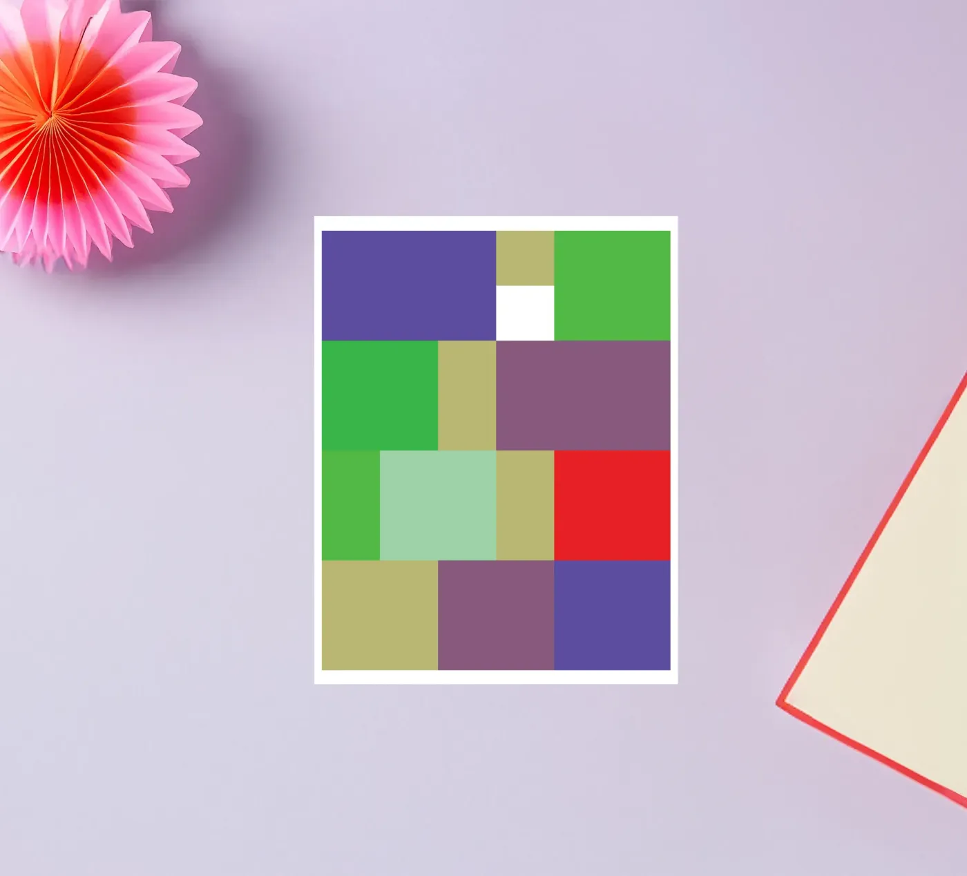 rectangle vector colour sticker by Plumpz