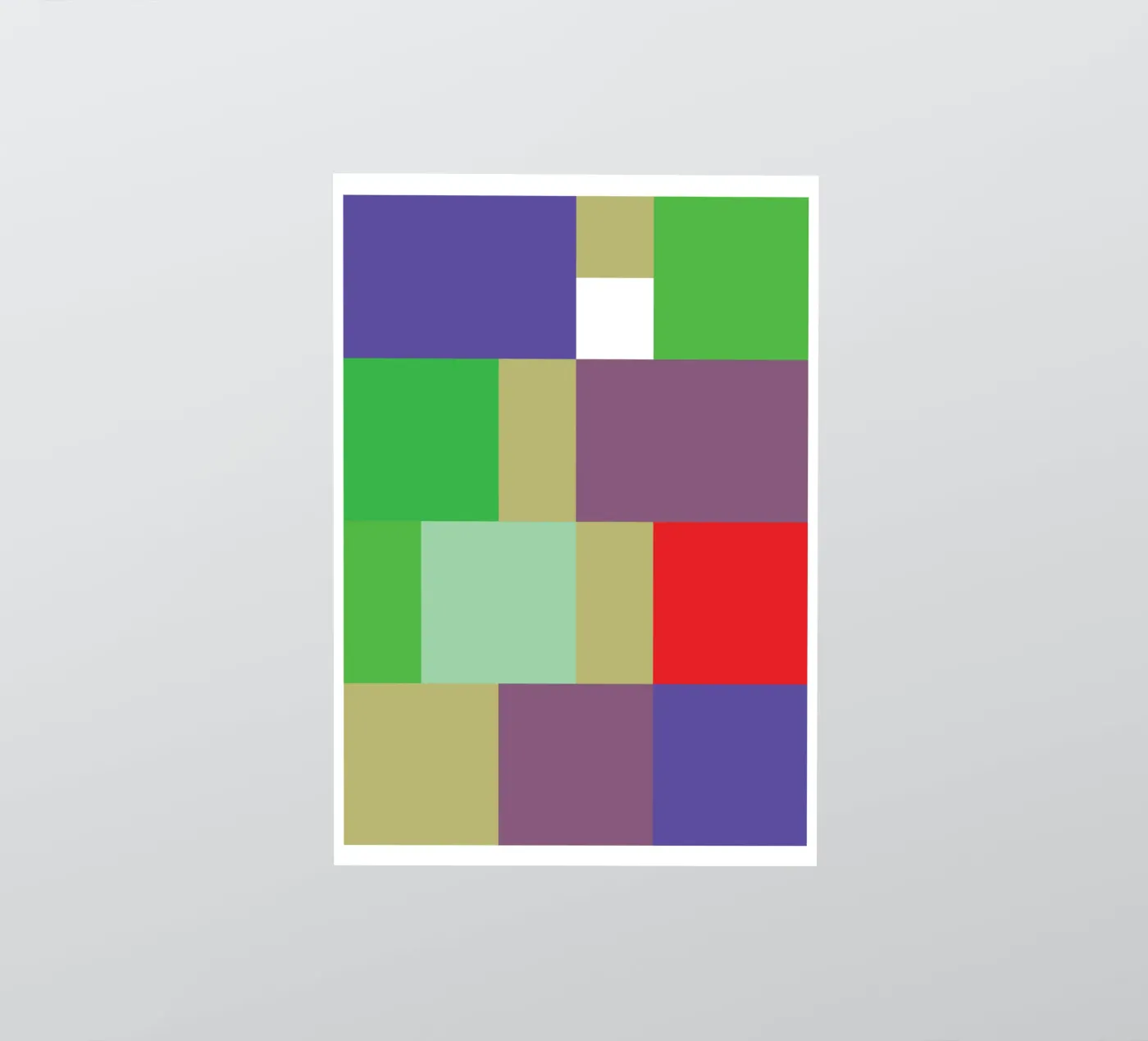 rechteck vektor farbe Sticker von Plumpz