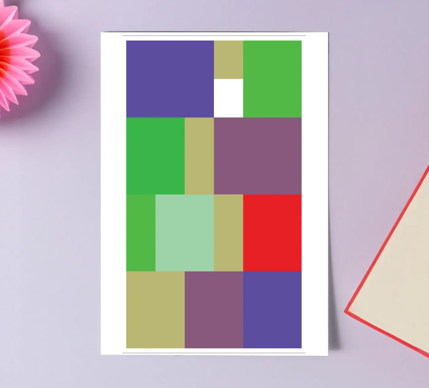 rectangle vector colour Stickerbogen von Plumpz