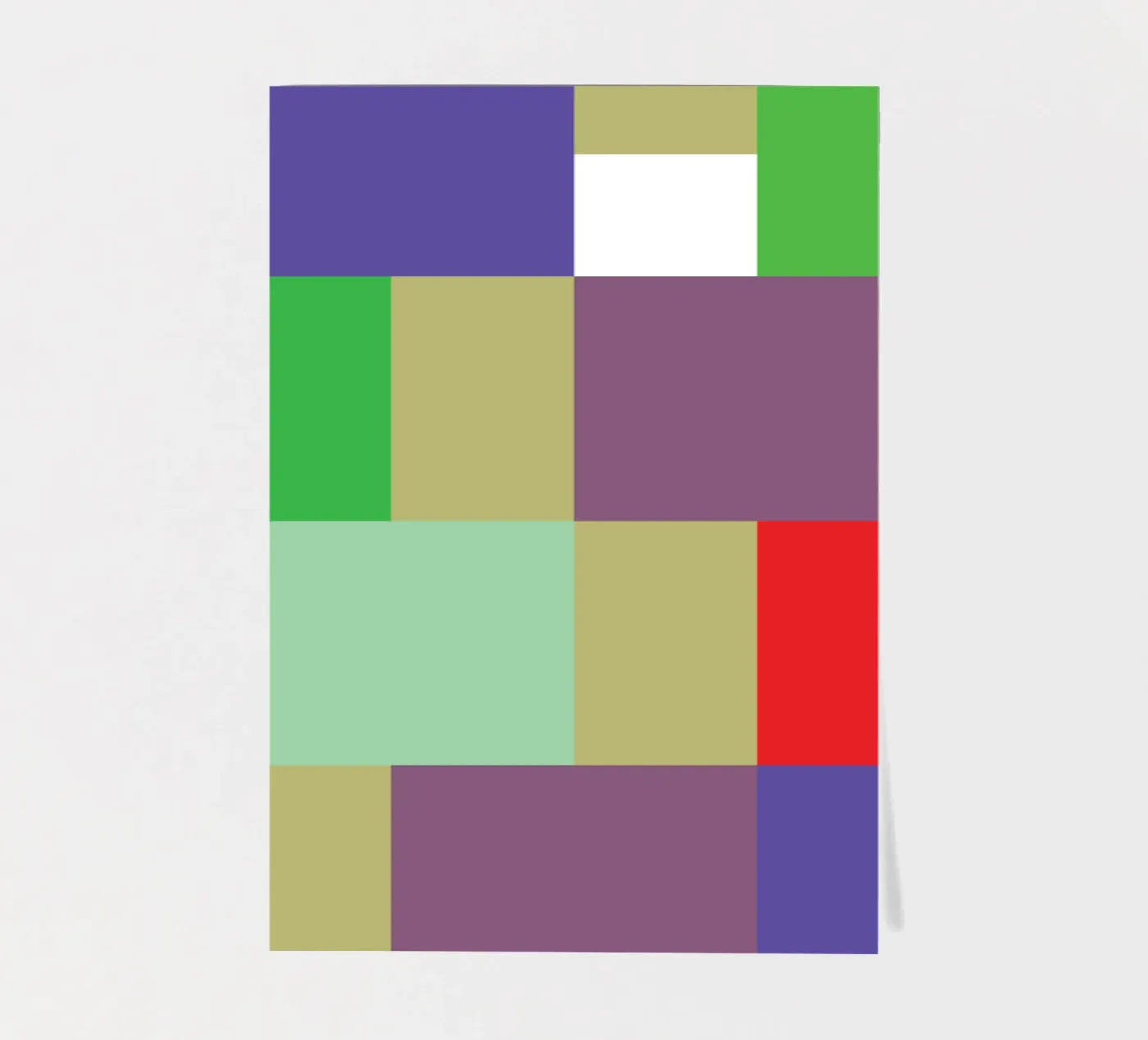 rectangle vector colour Stickerbogen von Plumpz