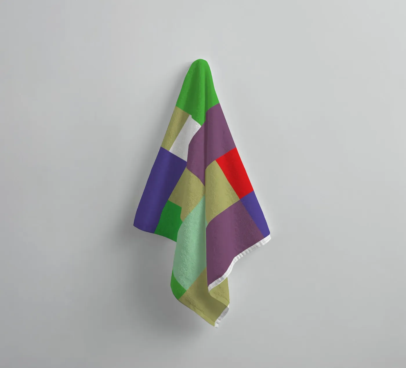 rectangle vector colour badhanddoek van Plumpz