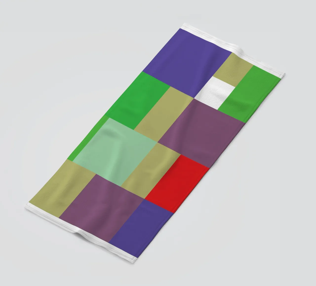 rectangle vector colour beach towel by Plumpz