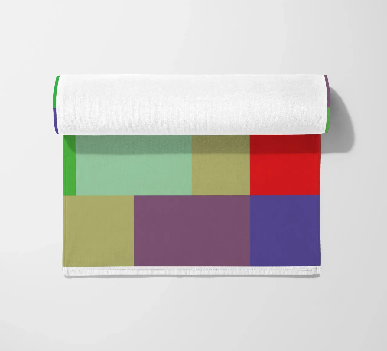 rectangle vector colour beach towel by Plumpz