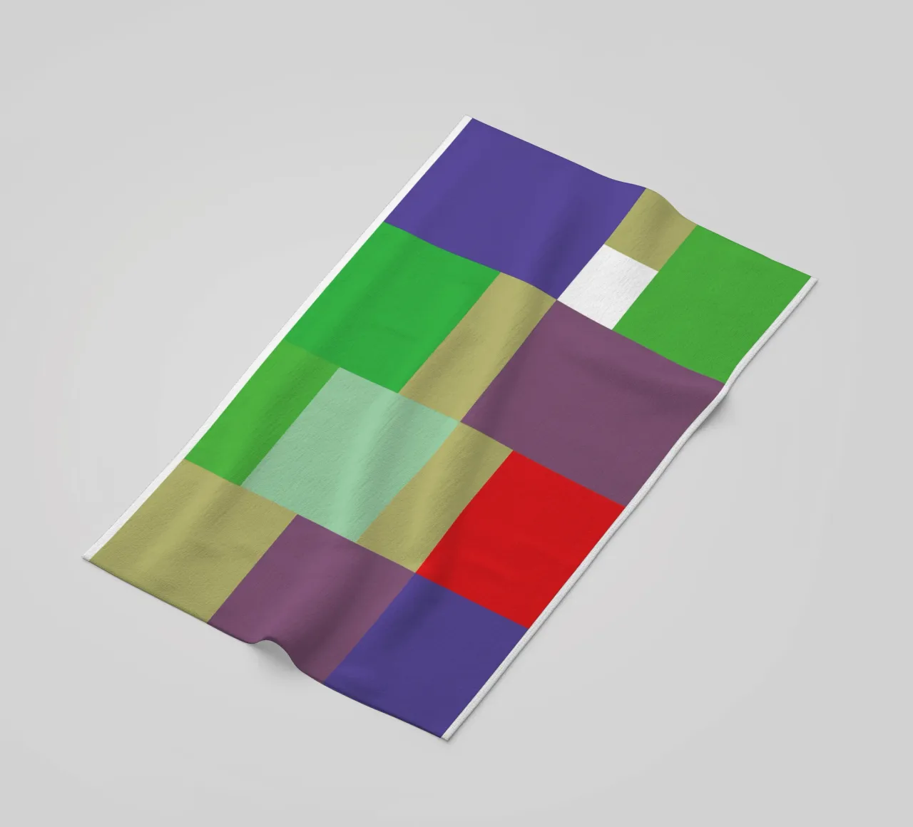 rectangle vector colour beach towel by Plumpz