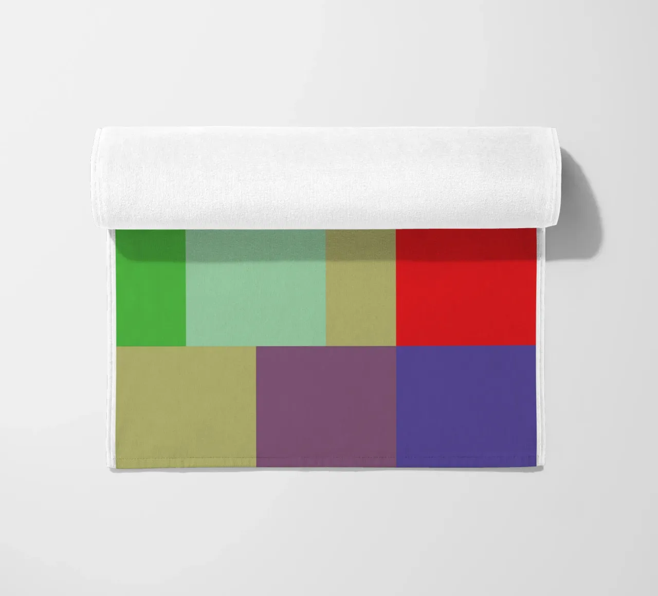 rectangle vector colour beach towel by Plumpz