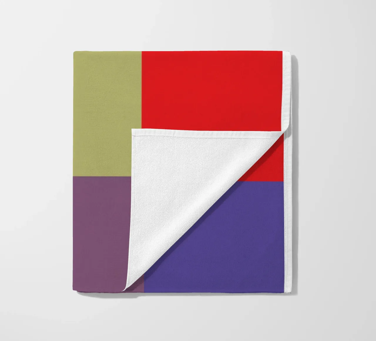 rectangle vector colour beach towel by Plumpz