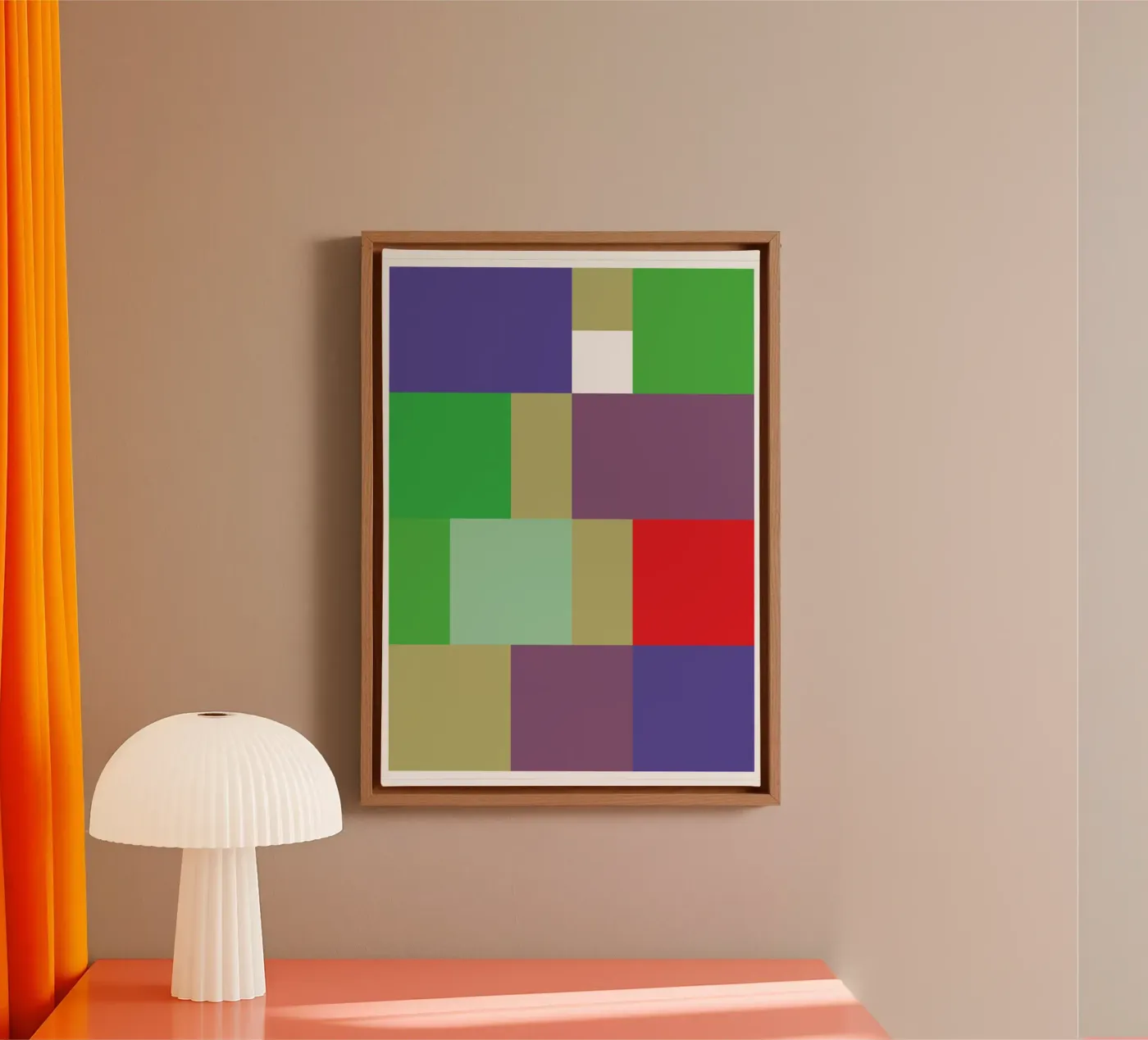 rectangle vector colour Leinwand von Plumpz