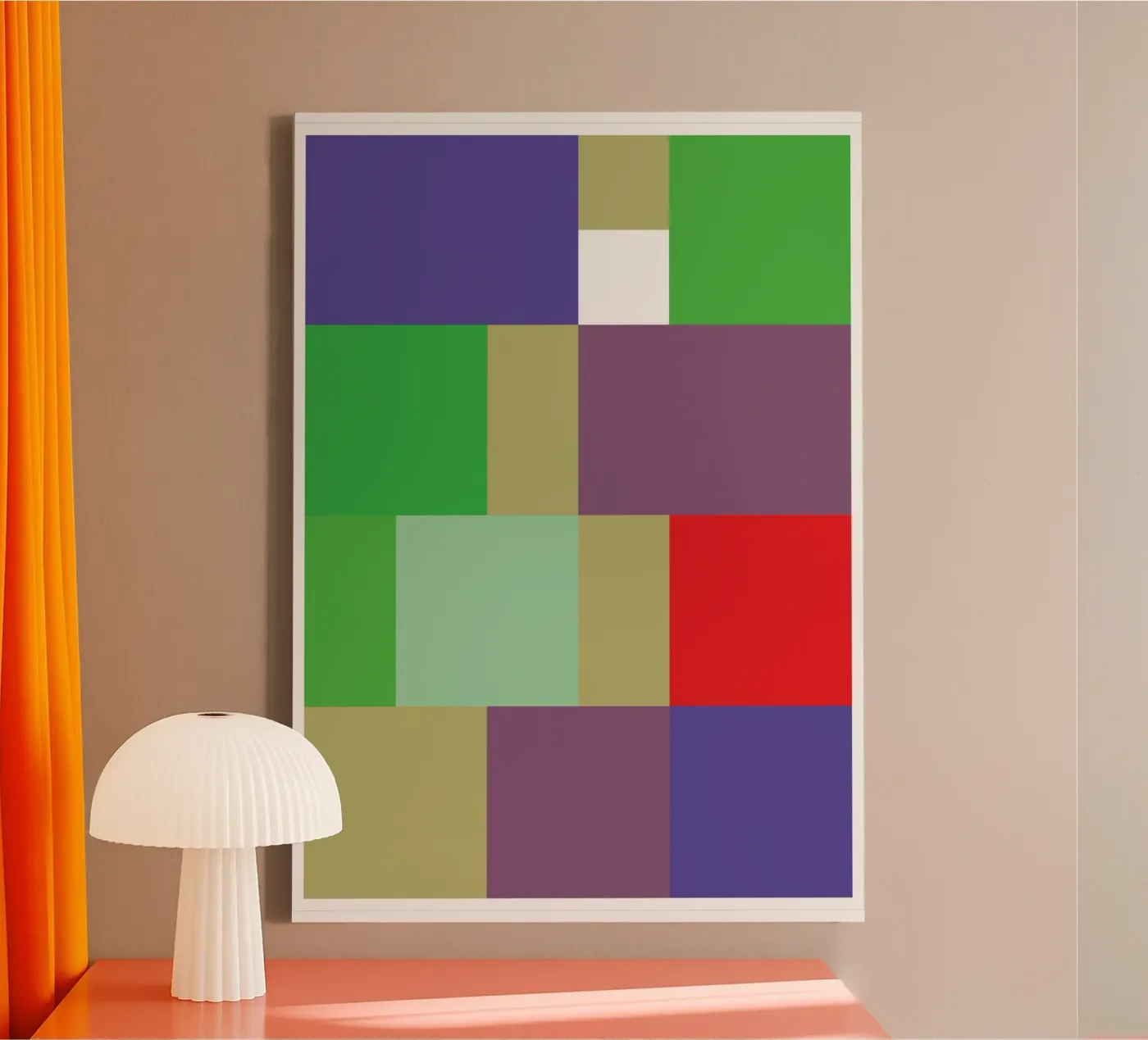 rectangle vector colour Leinwand von Plumpz