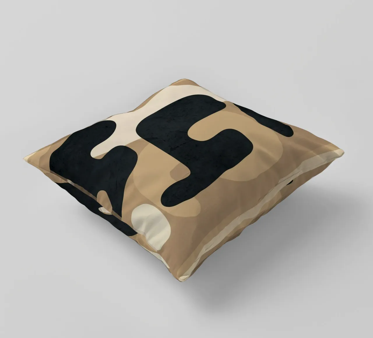Modern Abstract Art 53 cuscino da Flow Line