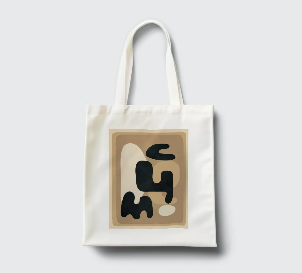 Modern Abstract Art 53 borsa in juta da Flow Line