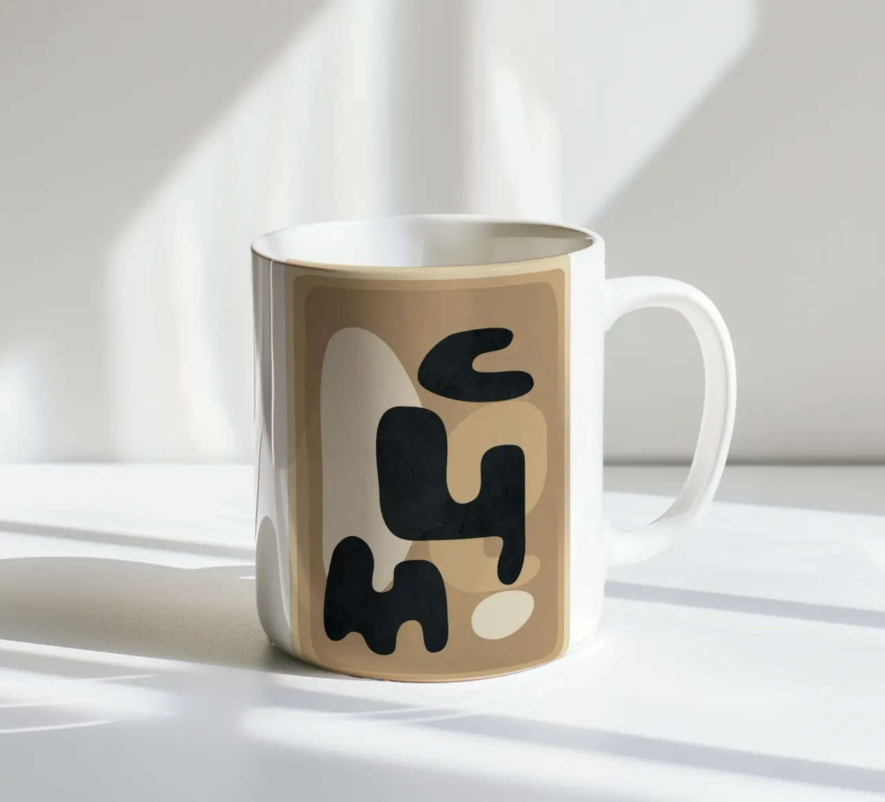 Modern Abstract Art 53 tazza in ceramica da Flow Line