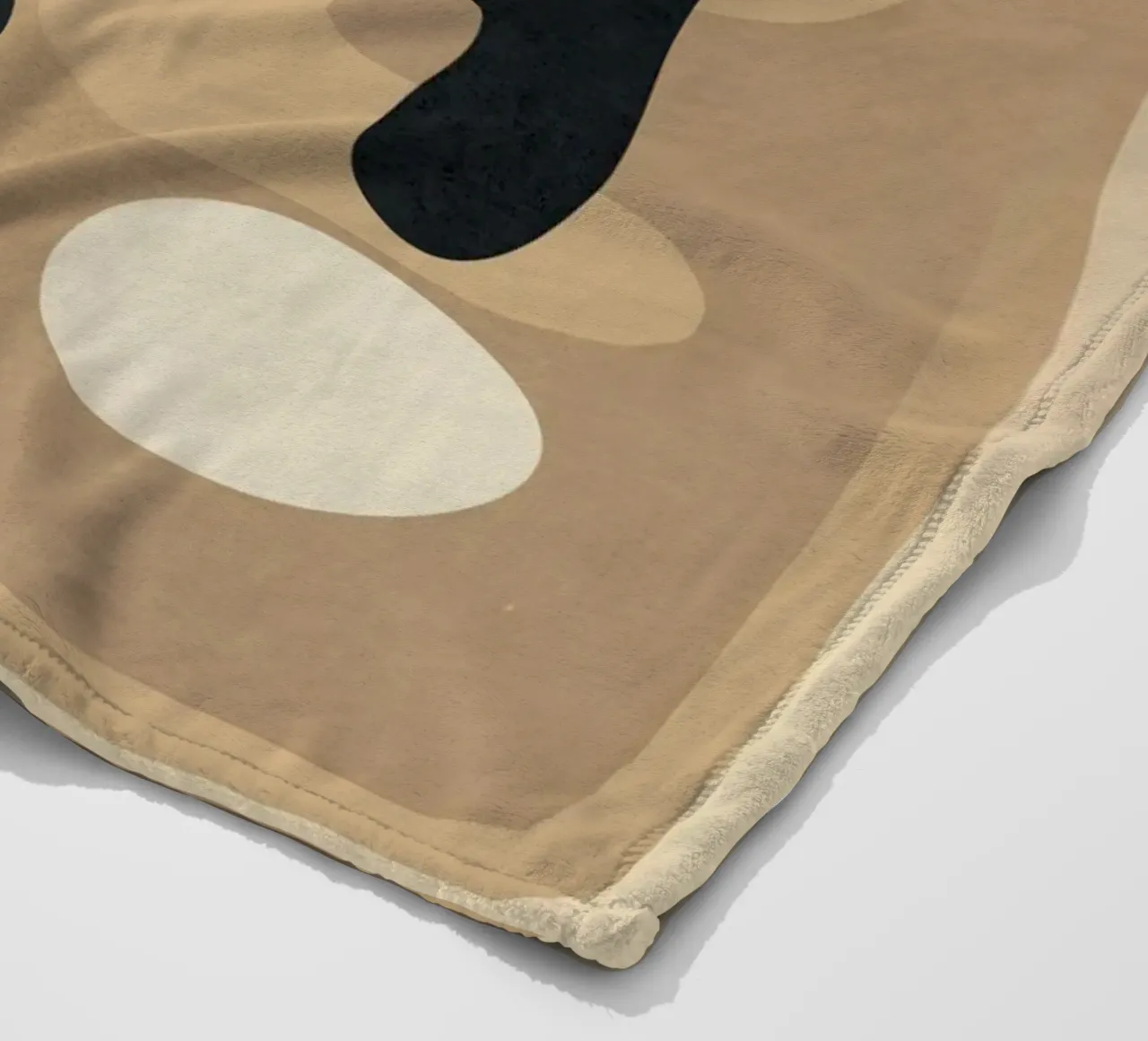 Modern Abstract Art 53 coperta in pile da Flow Line