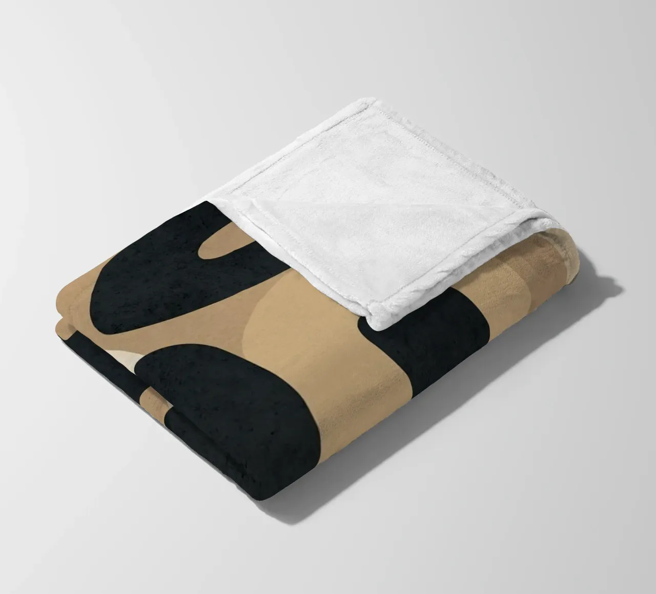 Modern Abstract Art 53 coperta in pile da Flow Line
