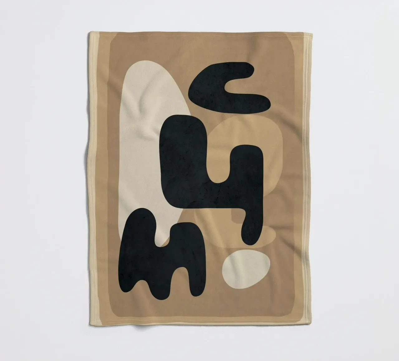 Modern Abstract Art 53 coperta in pile da Flow Line