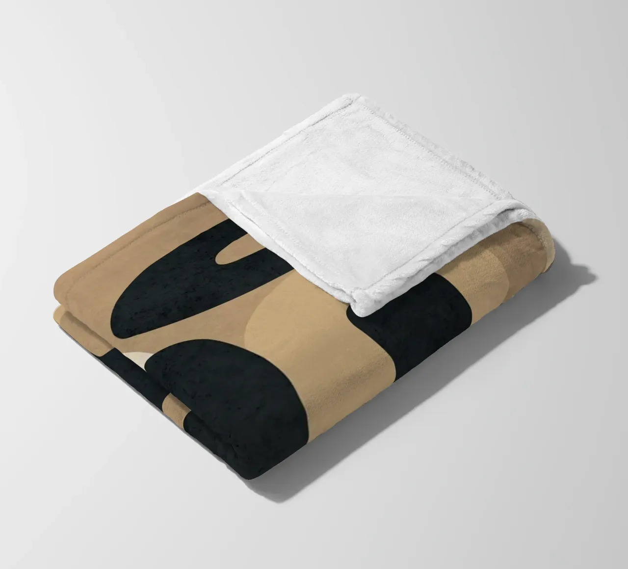 Modern Abstract Art 53 coperta in pile da Flow Line