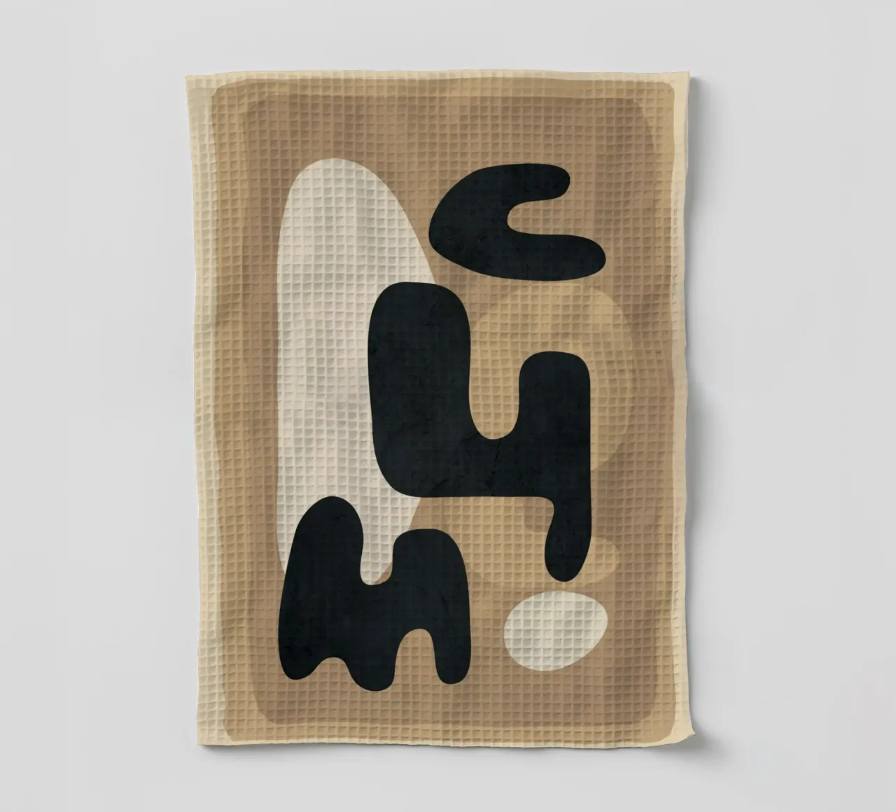 Modern Abstract Art 53 torchon de Flow Line