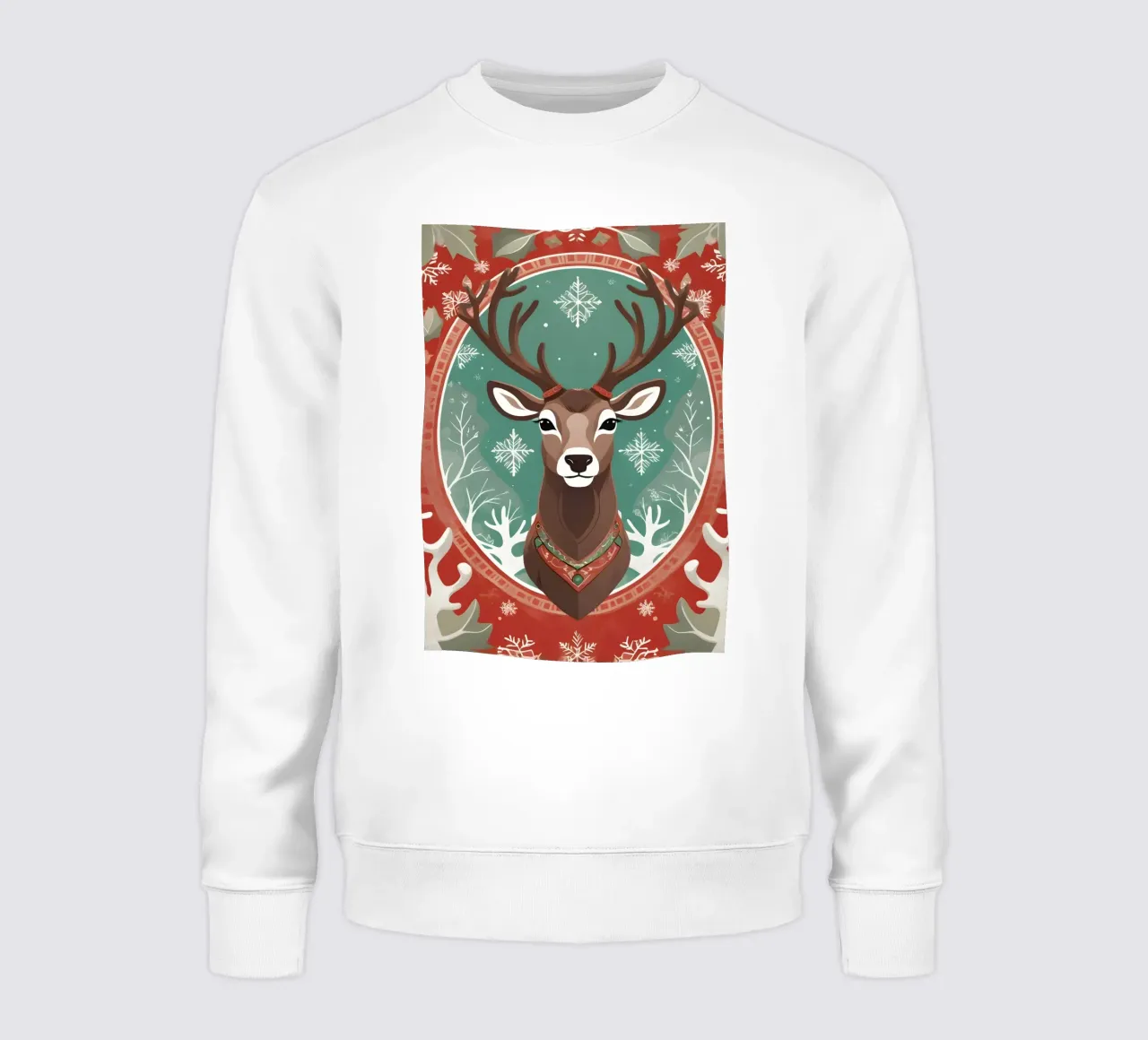 Reno de Navidad sudadera de Twinkle & Thread