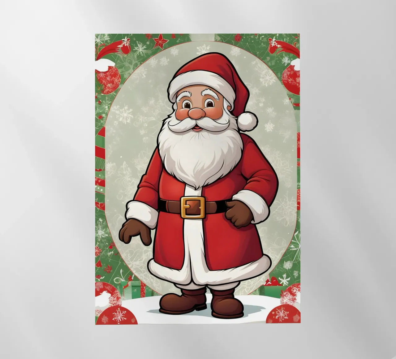Babbo Natale pellicola backlit da Twinkle & Thread