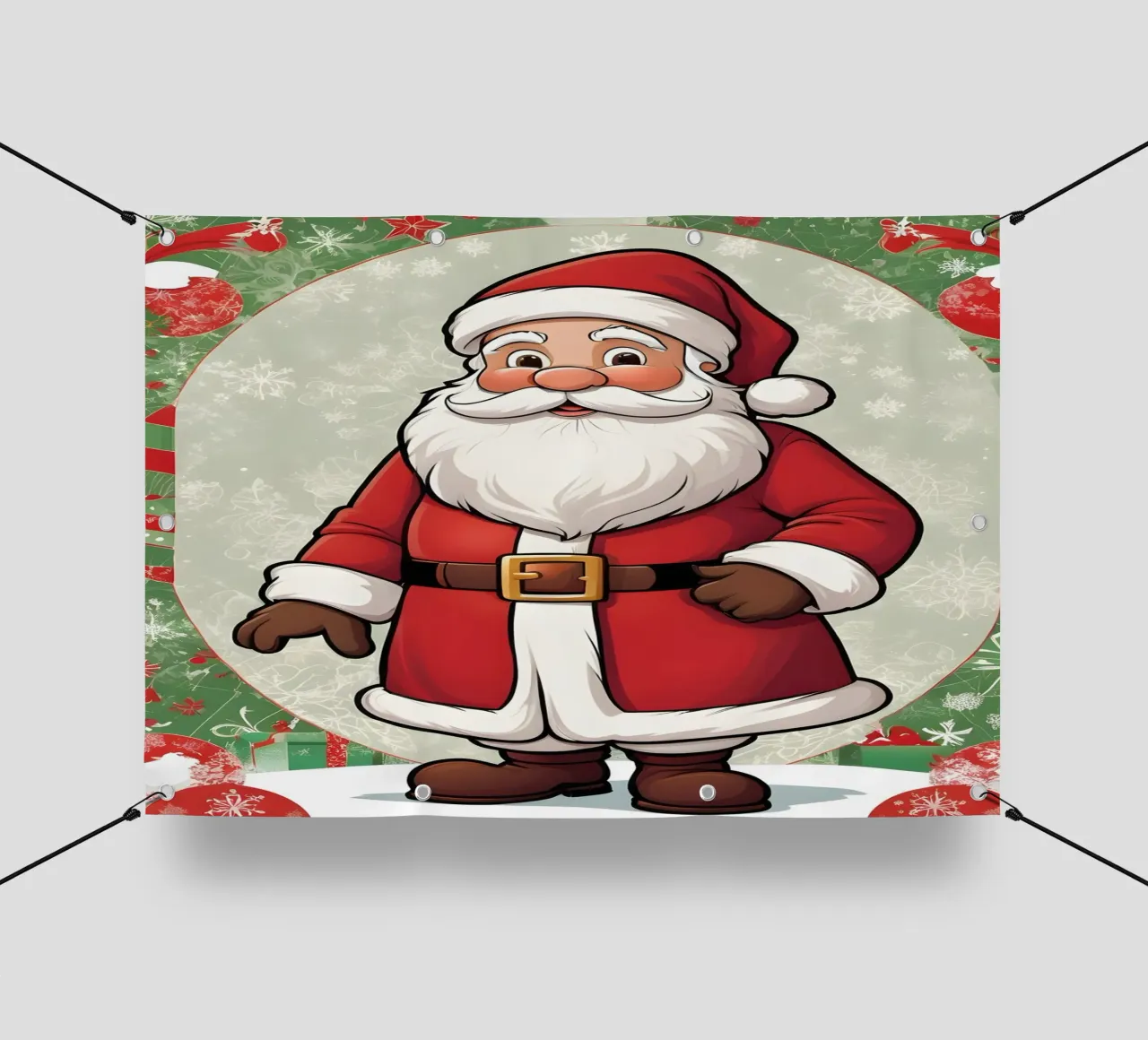 Babbo Natale telo in pvc da Twinkle & Thread