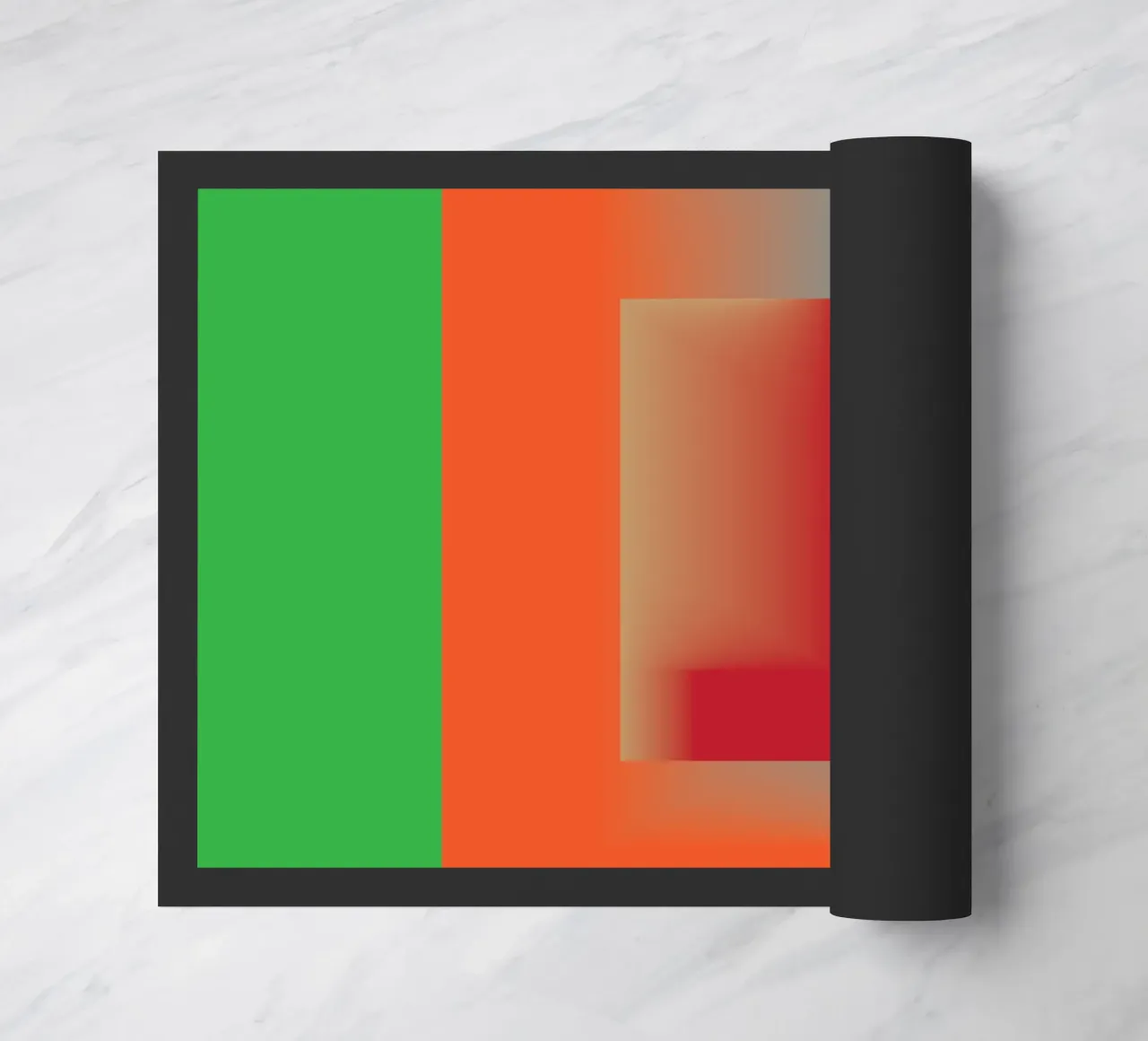 windows rectangle gradiation doormat by Plumpz